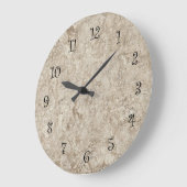 石造りキッチンの壁掛け時計 ラージ壁時計 (傾斜)