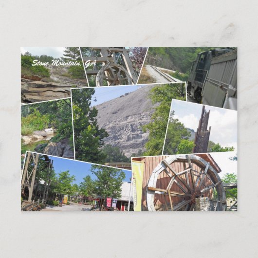 石造り山のコラージュ、石造り山、GA ポストカード (正面)