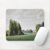 石造り橋の近くの館の眺め マウスパッド (マウス)