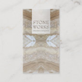 石造工品高級ビジネスカード 名刺 (正面)