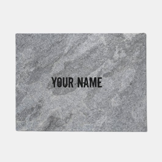 石造花崗岩構造灰石器 ドアマット (正面)