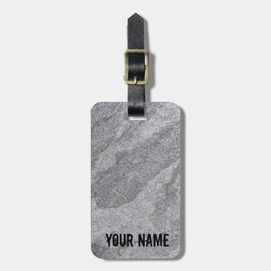 石造花崗岩構造灰石器 ラゲッジタグ (正面縦)