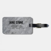 石造花崗岩構造灰石器 ラゲッジタグ (裏面横)