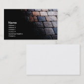石道または歩道の抽象芸術カード 名刺 (正面/裏面)