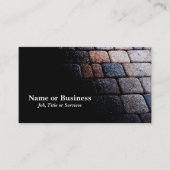 石道または歩道の抽象芸術カード 名刺 (正面)