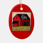 石都市オーナメントを見て下さい セラミックオーナメント (裏面)