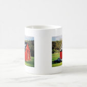 石都市納屋を見て下さい コーヒーマグカップ (中央)