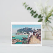 石鐘山、シャックチョンシャン、吉田博、ウッドカット ポストカード (スタンド正面)