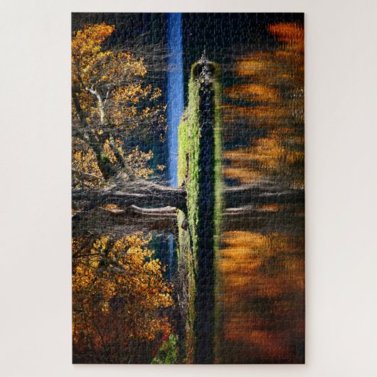 石頭は反射した。 ジグソーパズル (縦)