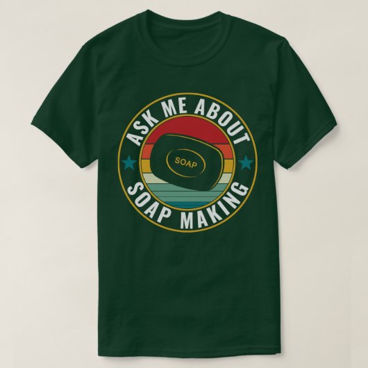 石頼けん作りにおもしろいついて Tシャツ (デザイン正面)