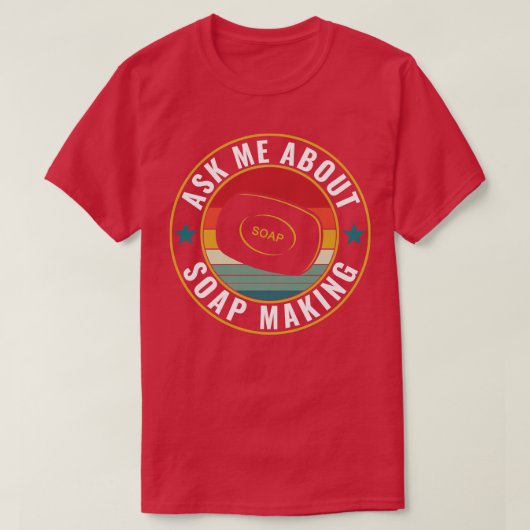 石頼けん作りにおもしろいついて Tシャツ (デザイン正面)