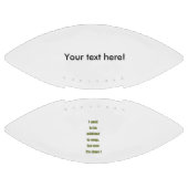 石鹸のおもしろいな文字 アメリカンフットボール (パネル)