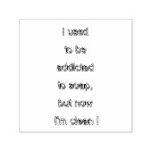 石鹸のおもしろいな文字 セルフインキングスタンプ (デザイン)