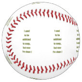 石鹸のおもしろいな文字 ソフトボール (正面左)