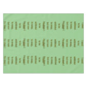 石鹸のおもしろいな文字 テーブルクロス (正面(横))