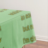 石鹸のおもしろいな文字 テーブルクロス (インサイチュ)