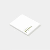 石鹸のおもしろいな文字 ポストイット (アングル)