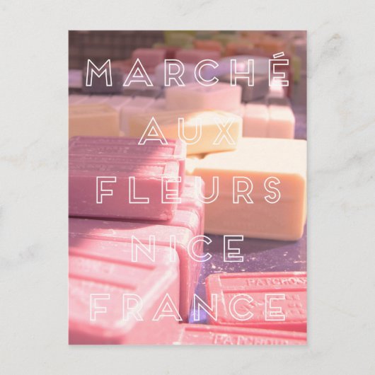 石鹸のポストカード ポストカード (正面)