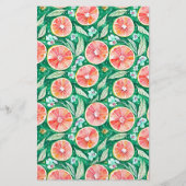 石鹸の包装紙 – ピンクのグレープフルーツ チラシ (正面)