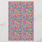 石鹸の包装紙- bohoフローラプリント チラシ (正面)