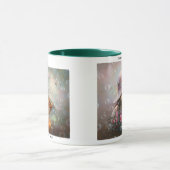 石鹸の泡の女の子-シャロンの歌のマグ マグカップ (中央)