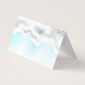 石鹸の泡 |供給のクリーニング 名刺 (裏面)