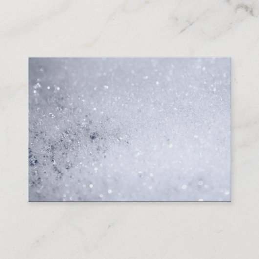 石鹸の泡 名刺 (正面)