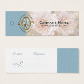 石鹸の製造 – 商品価格ラベル (正面&裏面)