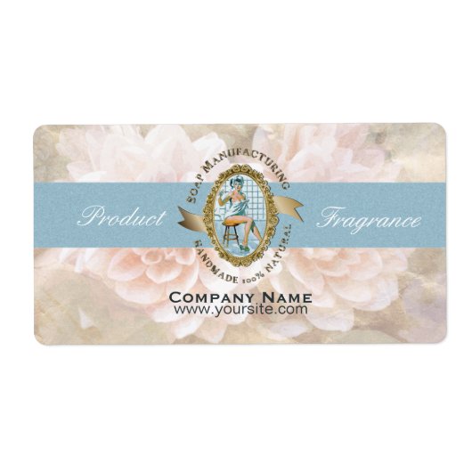 石鹸の製造 – 製品ラベル ラベル (正面)