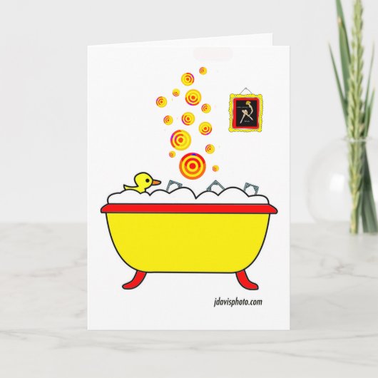 石鹸はドット付きノーテカードで行く カード (正面)