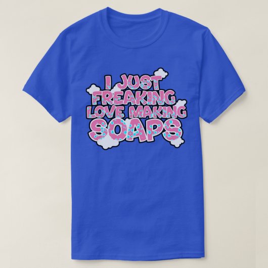 石鹸を作る愛を燃え立たせる|過去記事 Tシャツ (デザイン正面)