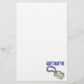 石鹸を落とさないで下さい 便箋 (正面)