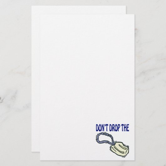 石鹸を落とさないで下さい 便箋 (正面/裏面)