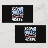 石鹸メーカーが最も清潔な趣味のデザイン石鹸を作る 名刺 (正面/裏面)