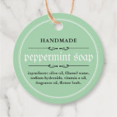 石鹸ラベル包装デザイン フェイバータグ (正面)