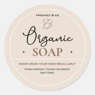 石鹸ラベル、瓶用ラベル、ローションラベル ラウンドシール