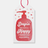 石鹸子どもバレンタインデー ギフトタグ (正面)