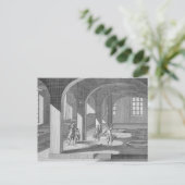 石鹸工場の内部、エンズィン ポストカード (スタンド正面)