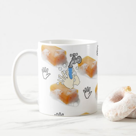 石鹸手洗いマグカップ コーヒーマグカップ (ドーナツ)