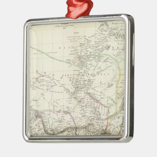 石鹸水vアフリカ-南アフリカ共和国 メタルオーナメント (左)