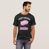 石鹸製造クイーン自家製バブルメーカー死神 Tシャツ (正面フル)