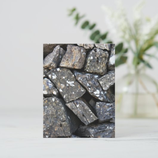 石、はがき ポストカード (スタンド正面)