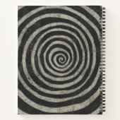 石 – らせん ノートブック (裏面)