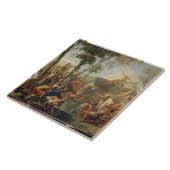 石(キャンバスの油)からのモーゼのスケッチ水 タイル (側面)