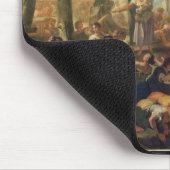 石(キャンバスの油)からのモーゼのスケッチ水 マウスパッド (コーナー)