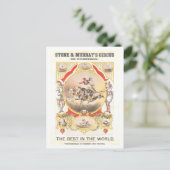 石&マレー・サーカスのヴィンテージポスター ポストカード (スタンド正面)