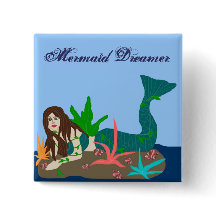 石、人魚の夢みる人ボタンの人魚