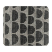 石-半円 カッティングボード (正面)