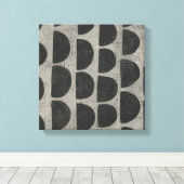 石 – 半円 キャンバスプリント (インサイチュ (ウッドフロア))