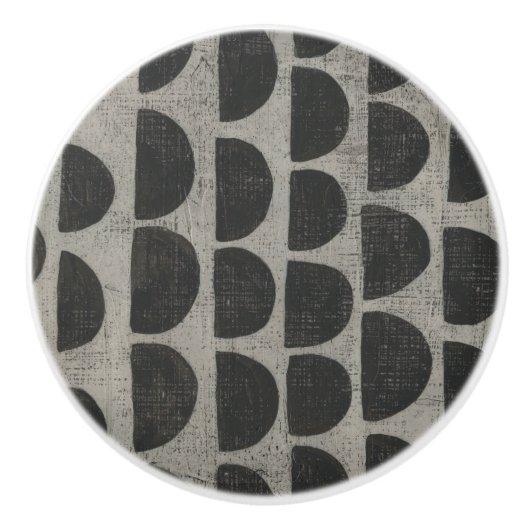 石 – 半円 セラミックノブ (正面)